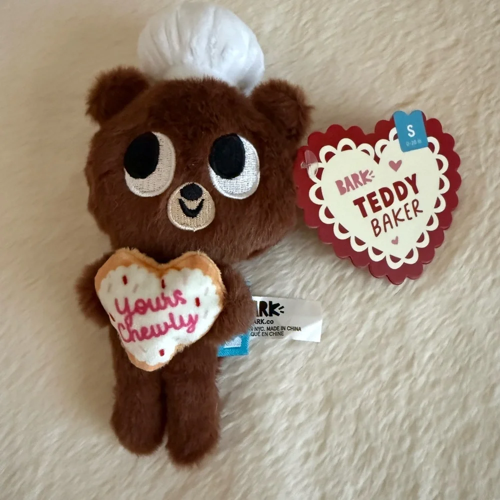 NWT BARK Teddy Baker Plush Dog Toy - 2/$15 eligible
